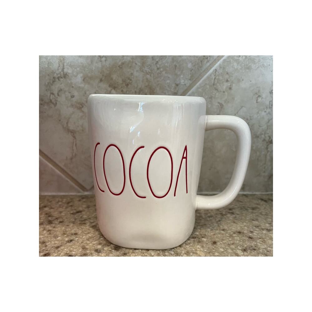 Rae Dunn White Mug witn Red COCOA Festive, Holiday, Collectors - Picture 5 of 5
